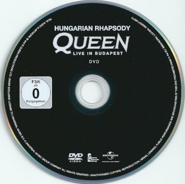 Queen  Hungarian Rhapsody; Live In Budapest : DVD